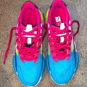 Puma RS-X pink purple blue lime